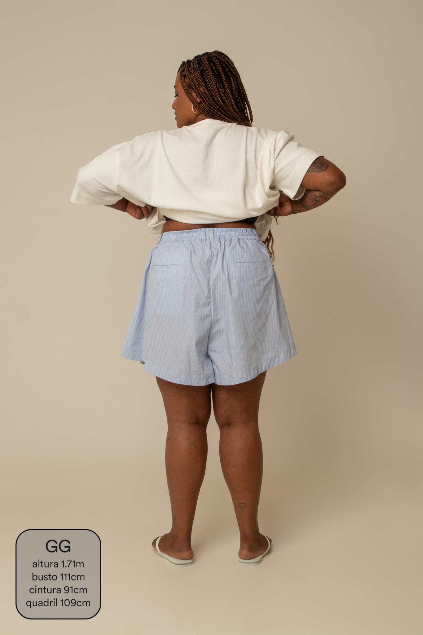 short guapa | short soltinho com pregas
