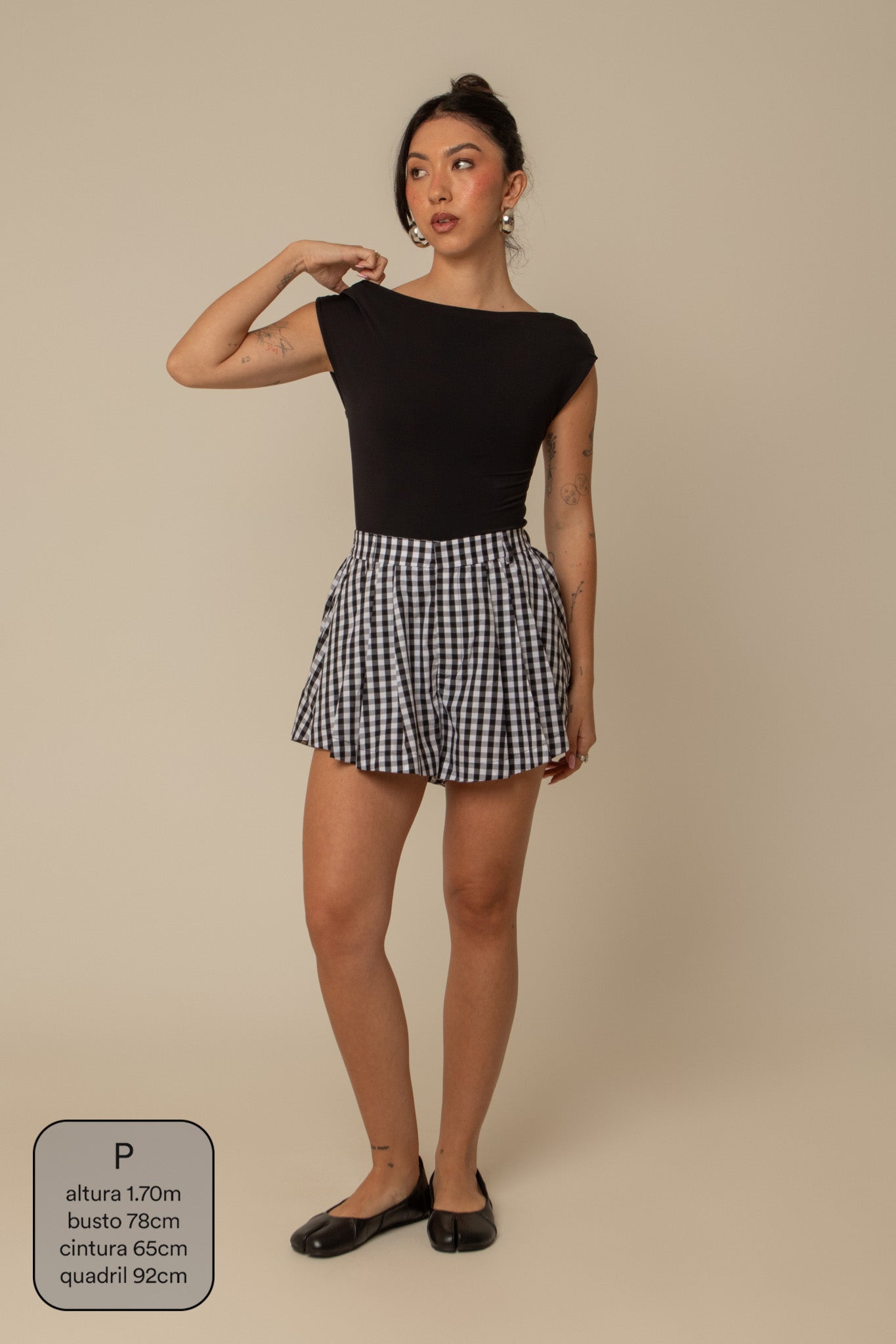 short guapa | short soltinho com pregas