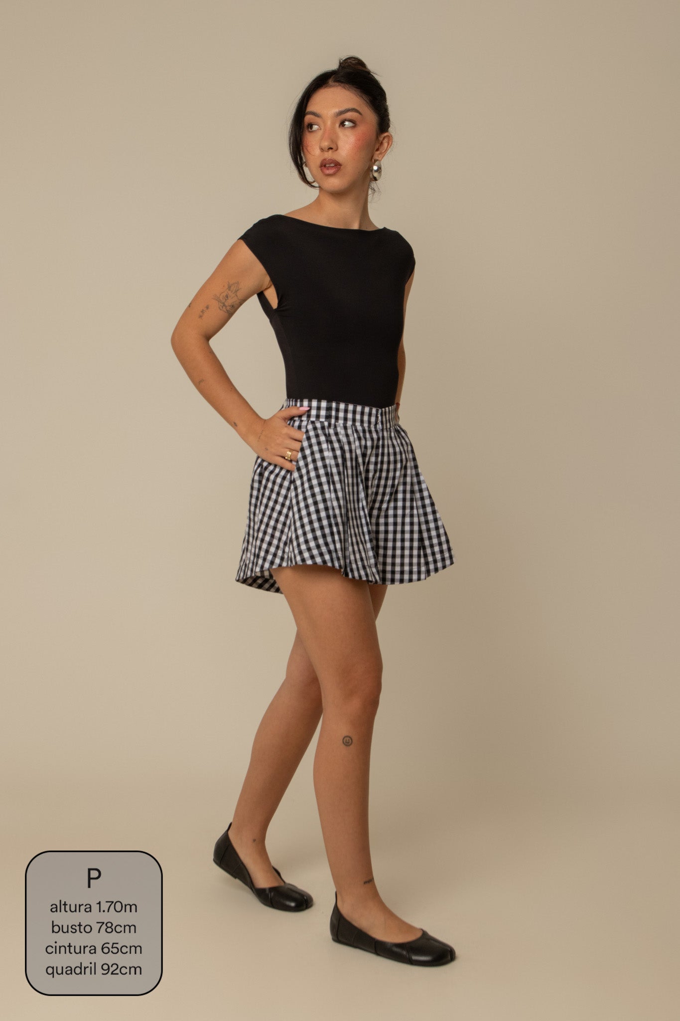 short guapa | short soltinho com pregas