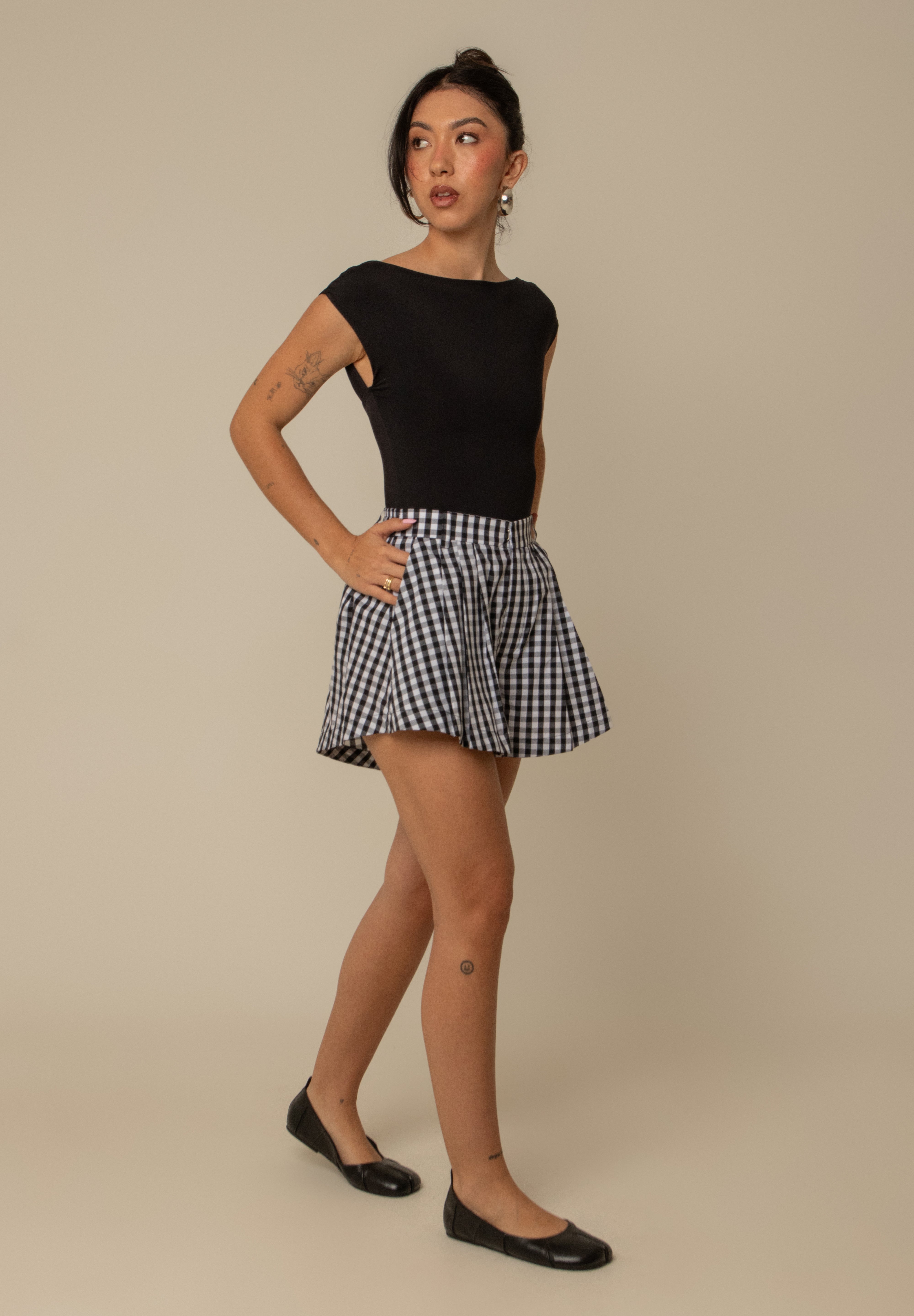 short guapa | short soltinho com pregas
