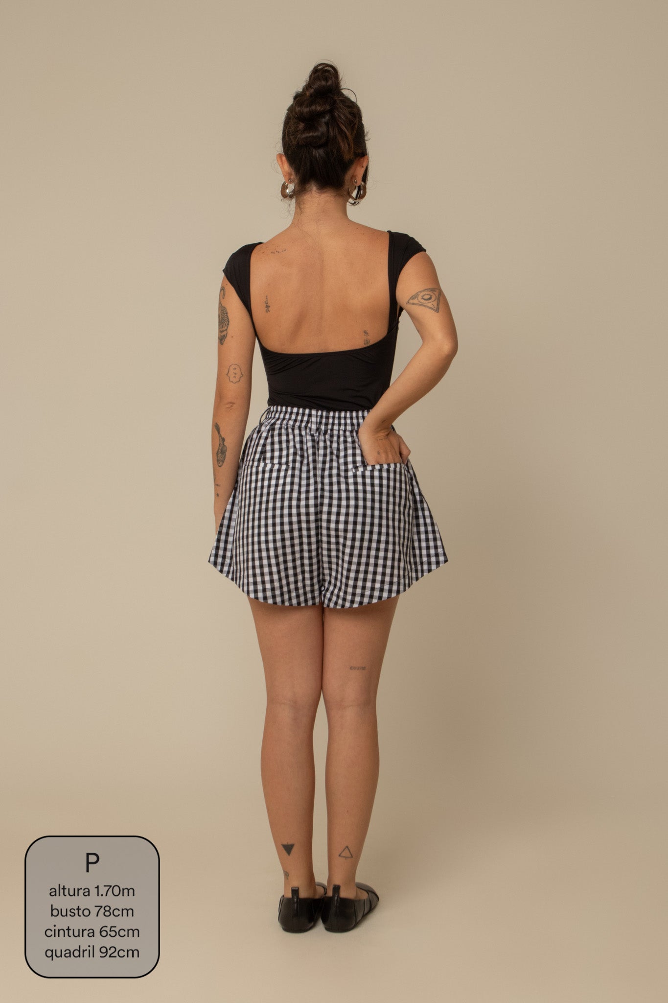 short guapa | short soltinho com pregas