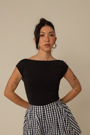blusa guapa | blusa poliamida decote costas