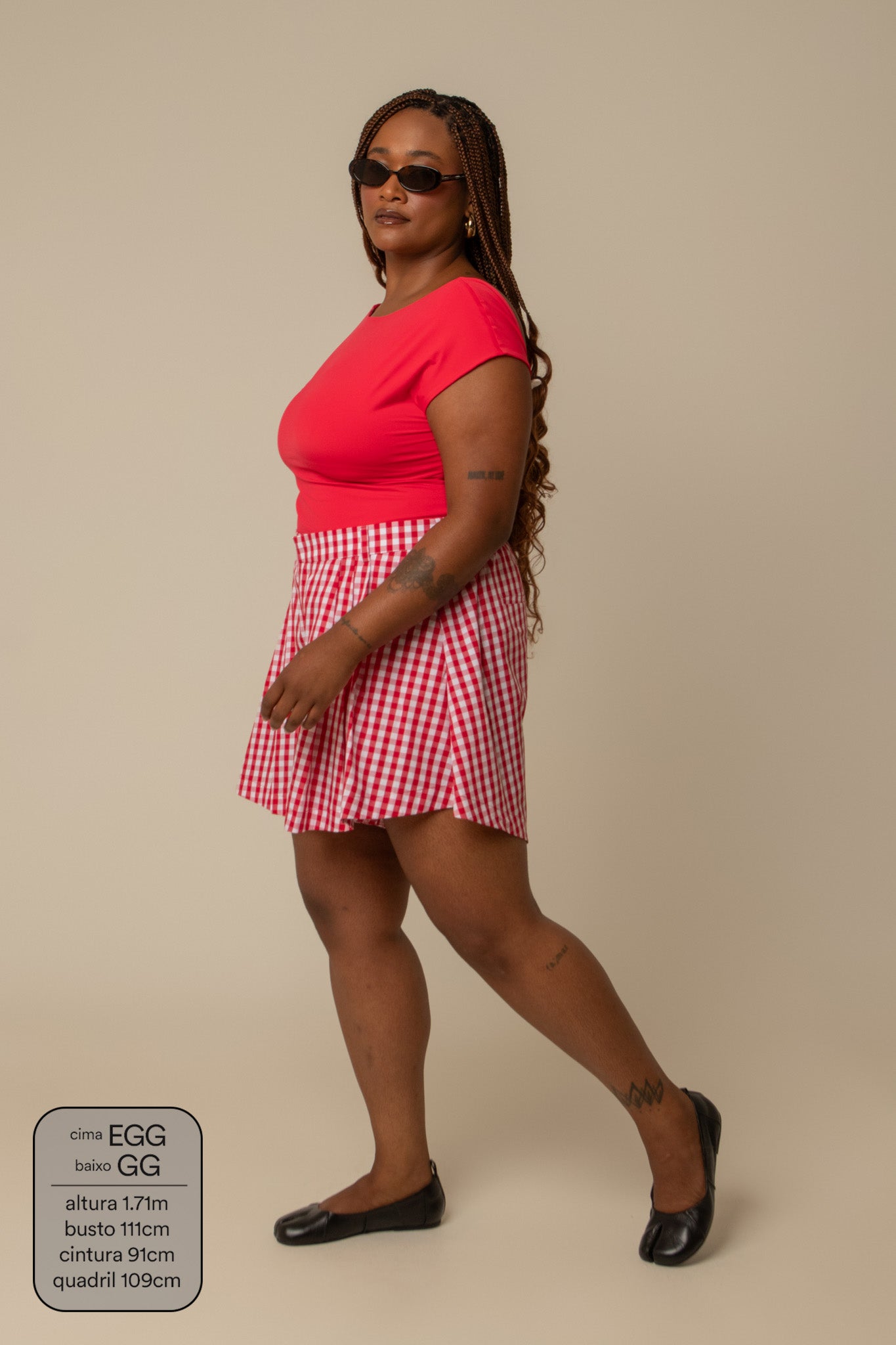 short guapa | short soltinho com pregas