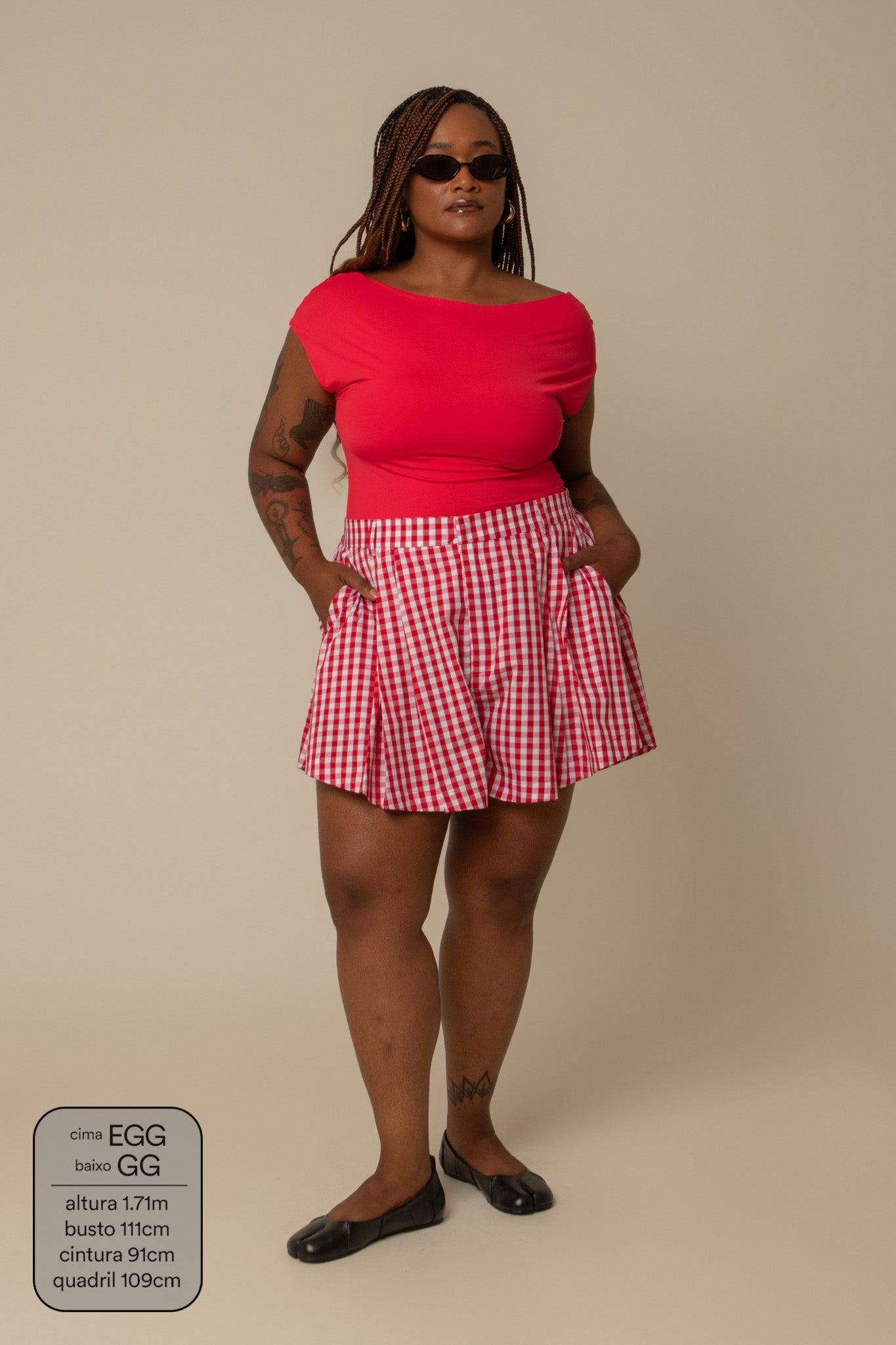 short guapa | short soltinho com pregas