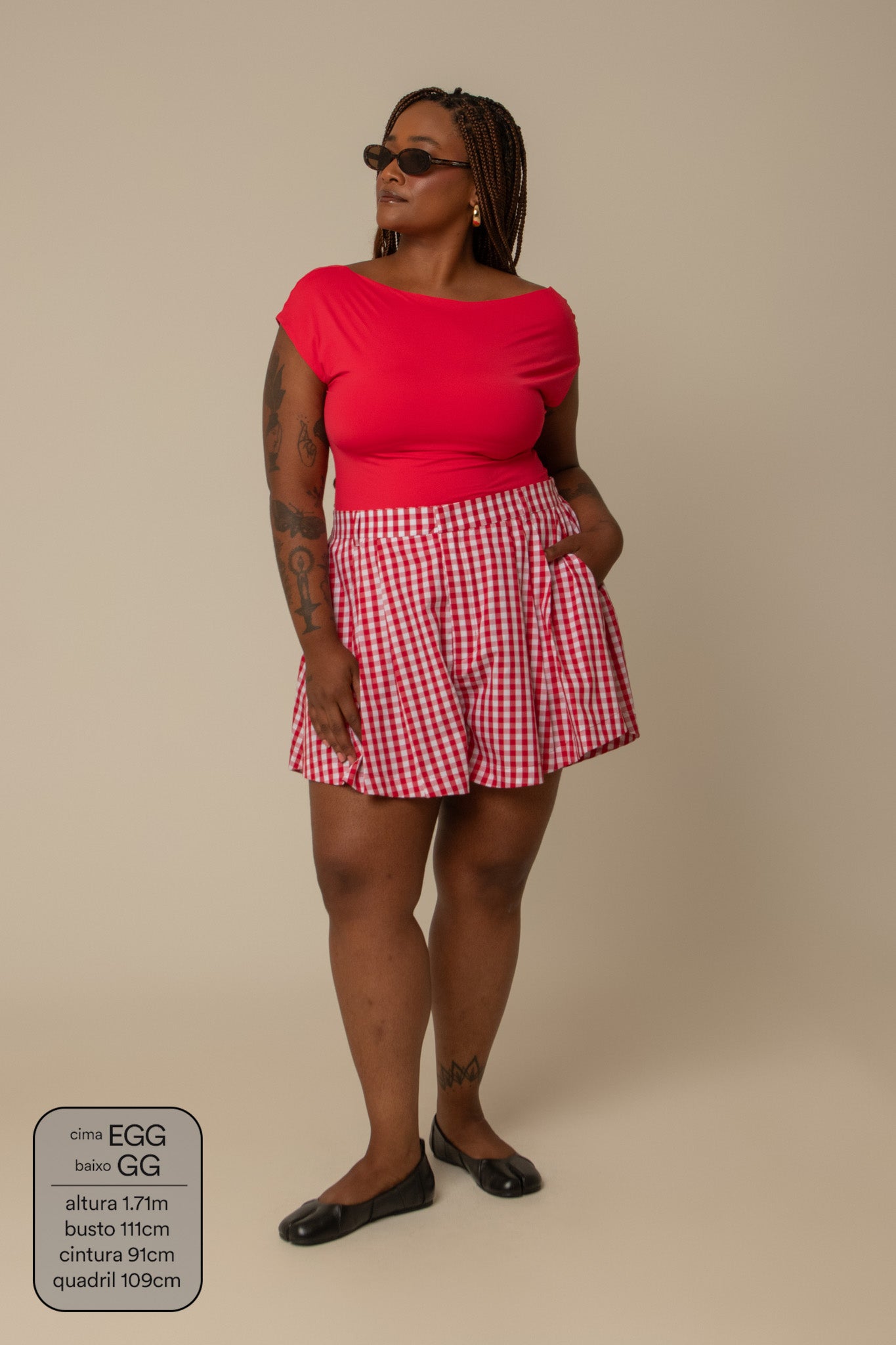 short guapa | short soltinho com pregas