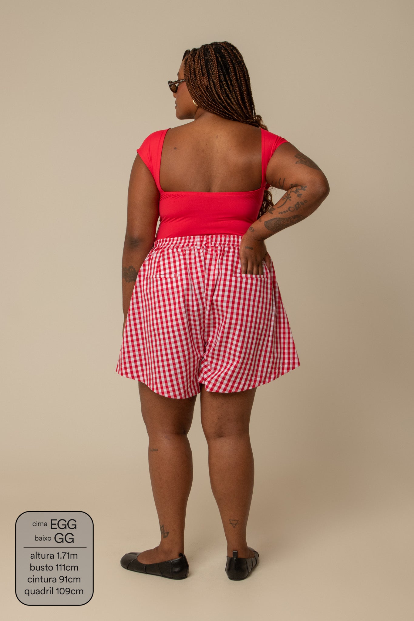 short guapa | short soltinho com pregas
