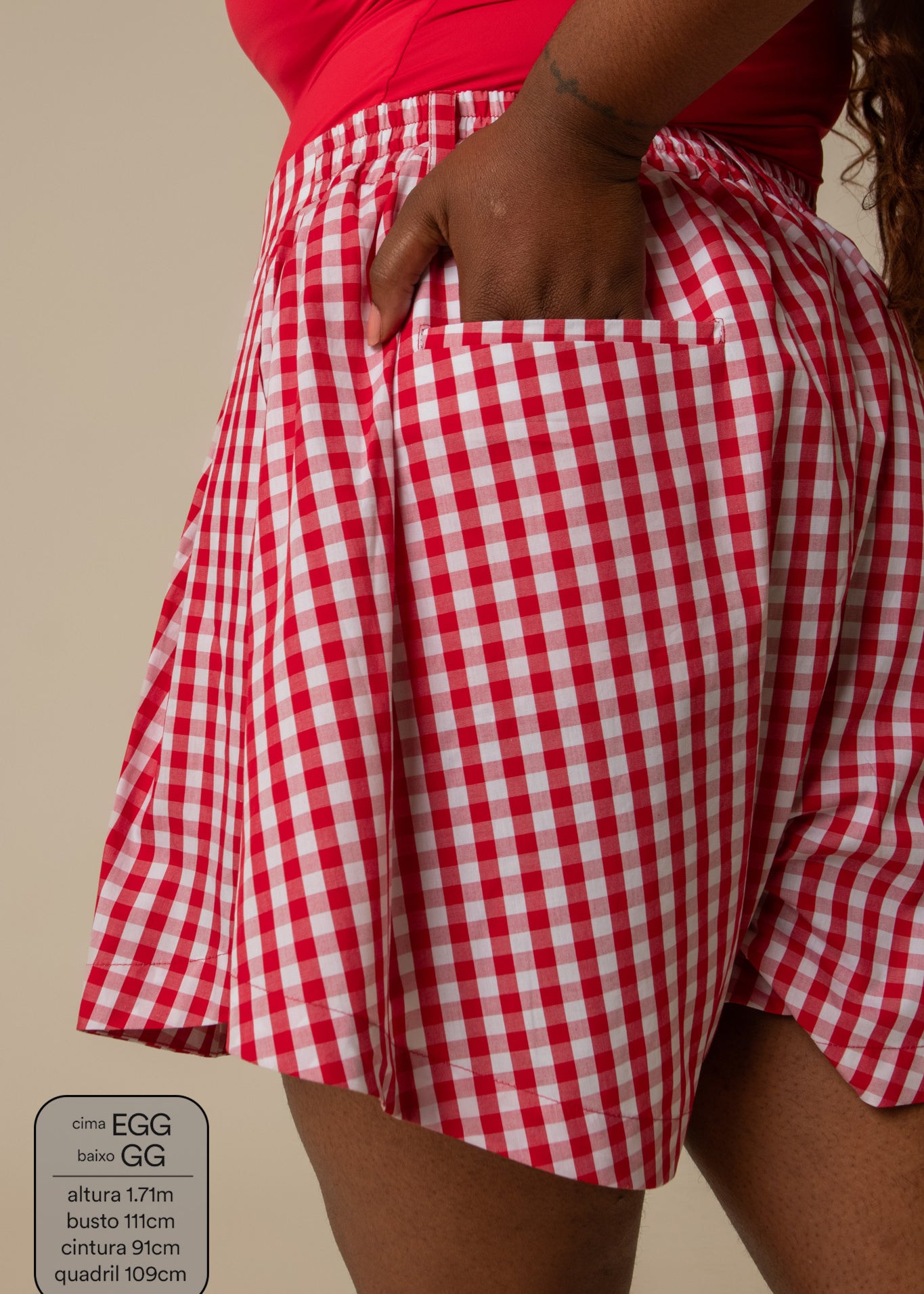 short guapa | short soltinho com pregas