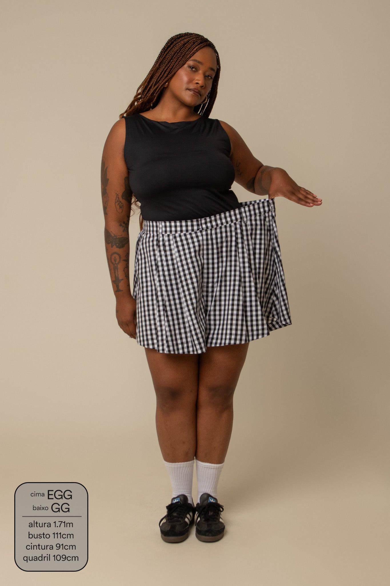 short guapa | short soltinho com pregas