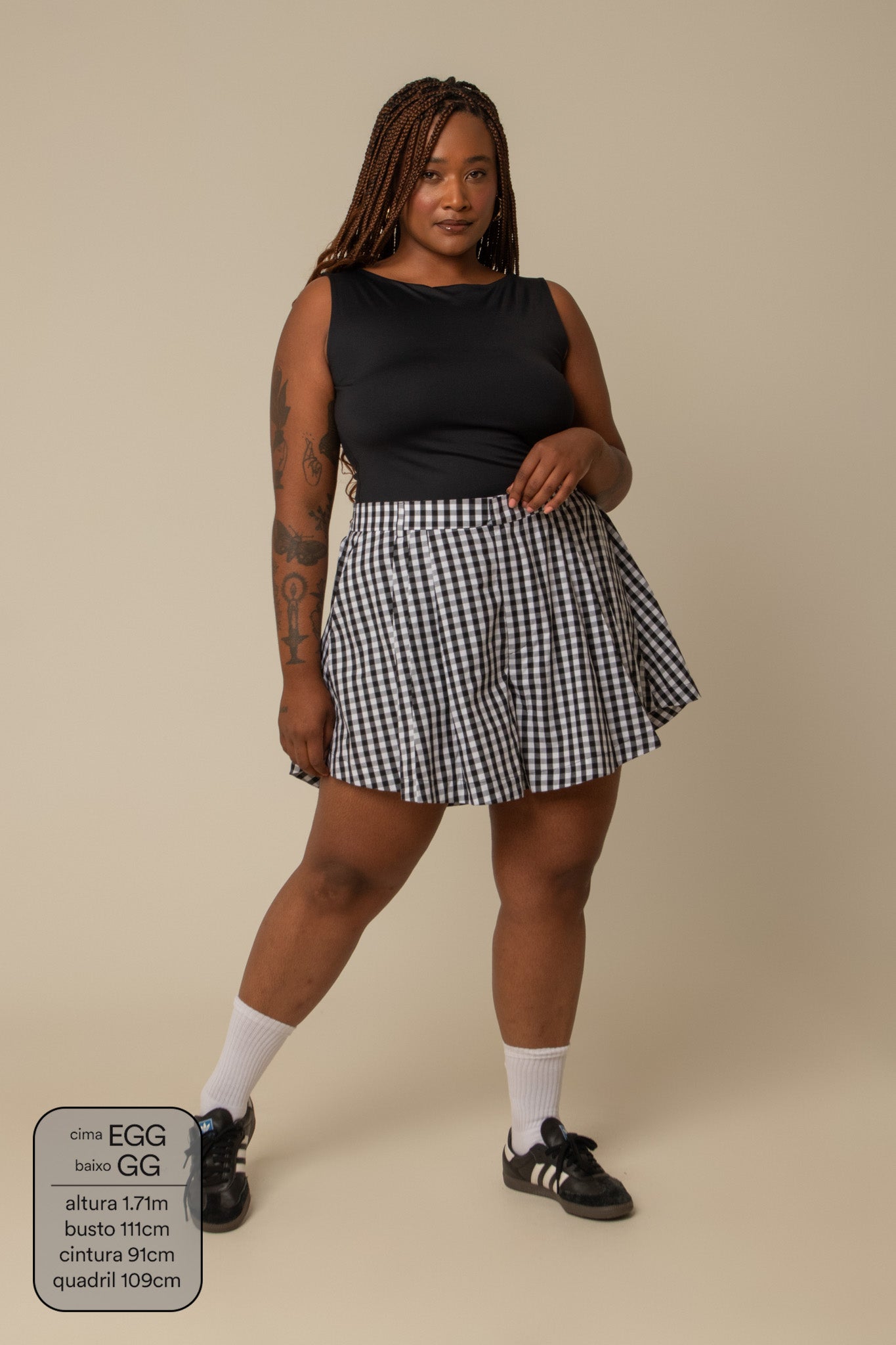 short guapa | short soltinho com pregas