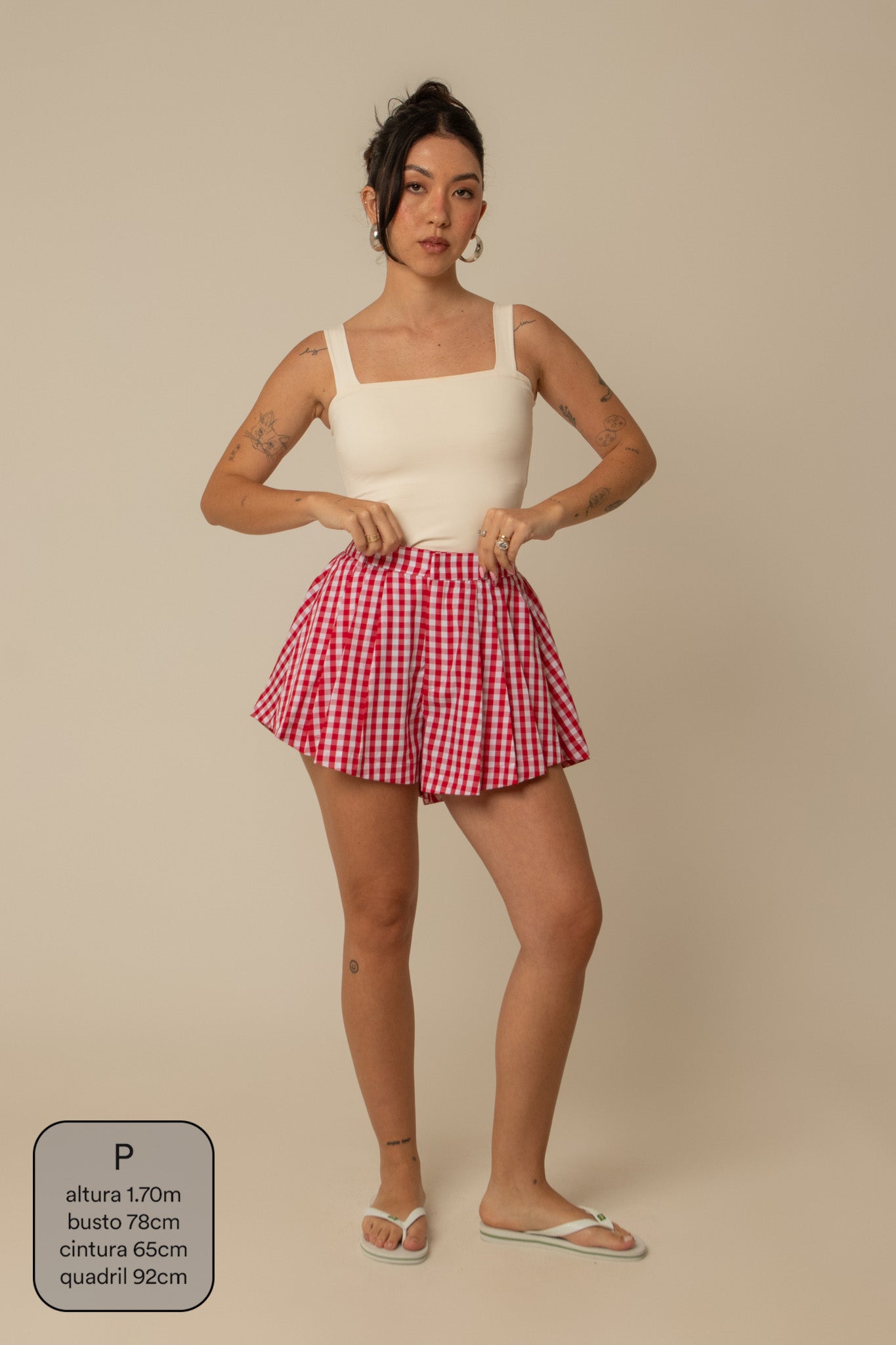 short guapa | short soltinho com pregas