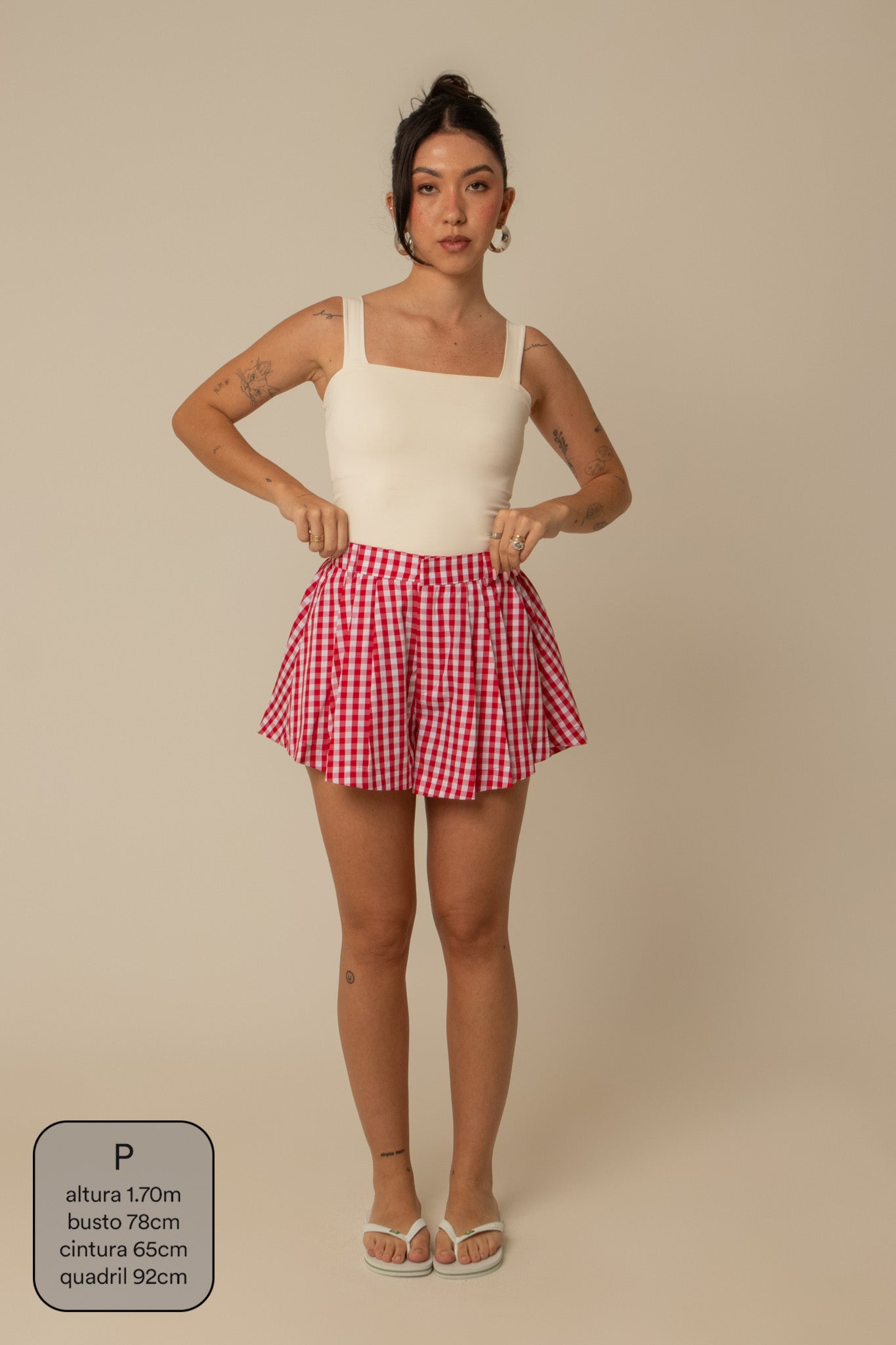 short guapa | short soltinho com pregas