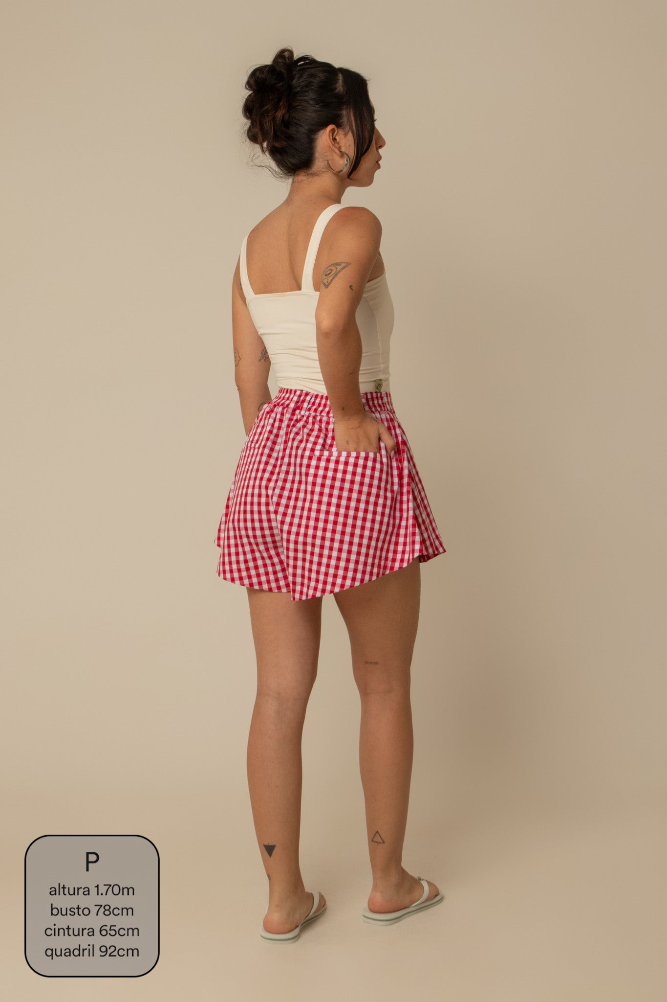 short guapa | short soltinho com pregas