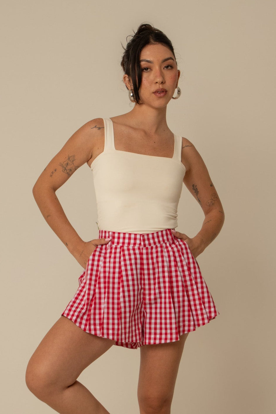 short guapa | short soltinho com pregas