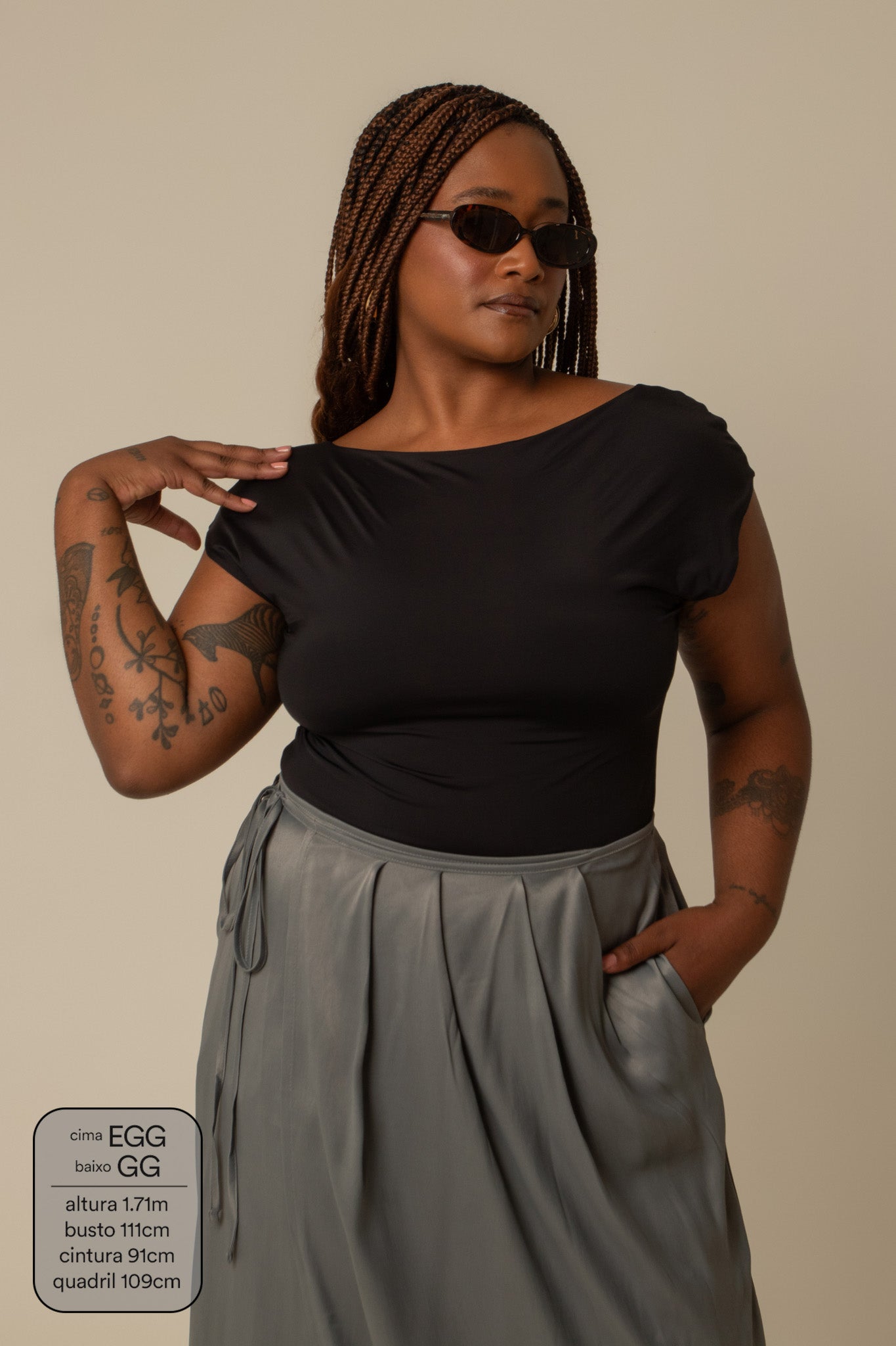 blusa guapa | blusa poliamida decote costas