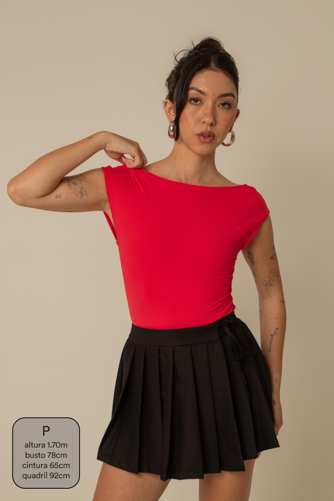 blusa guapa | blusa poliamida decote costas