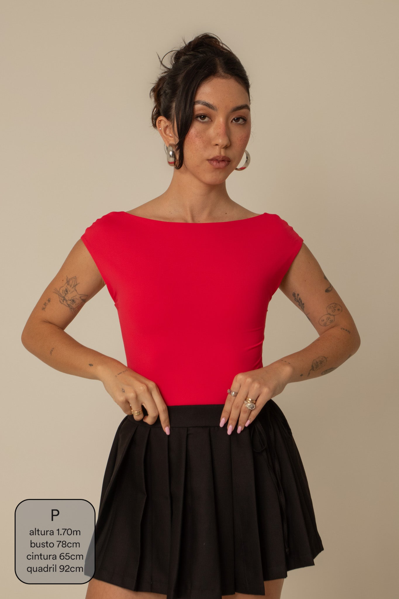blusa guapa | blusa poliamida decote costas