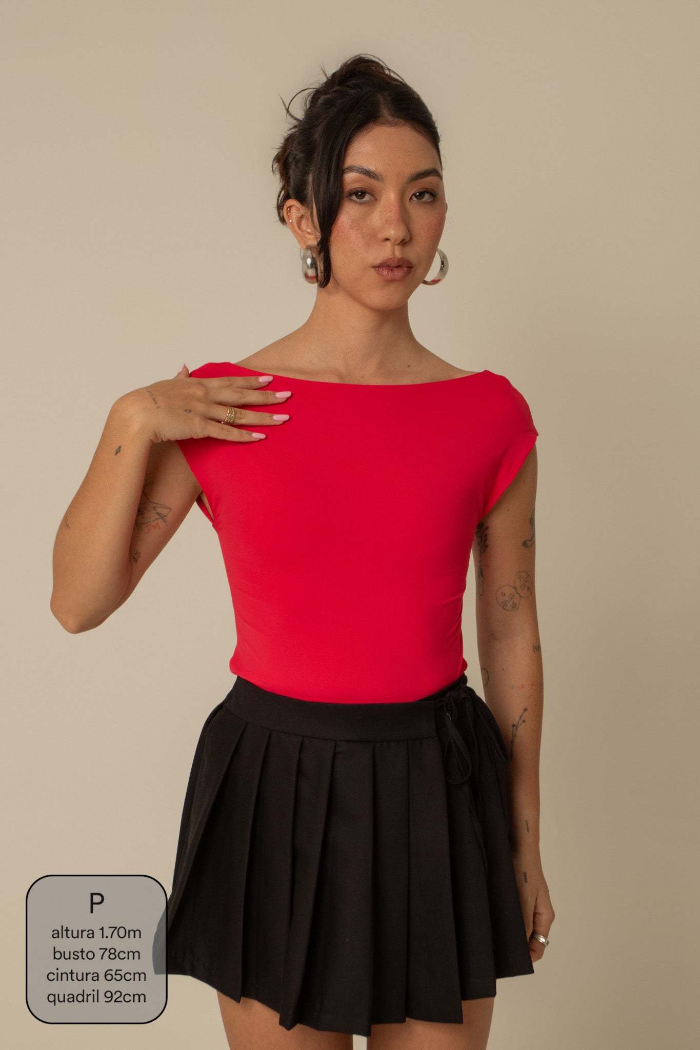 blusa guapa | blusa poliamida decote costas