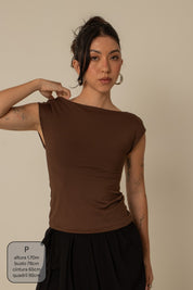 blusa guapa | blusa poliamida decote costas