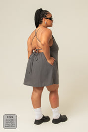 vestido comfy curto | vestido frente única
