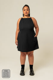 vestido comfy curto | vestido frente única