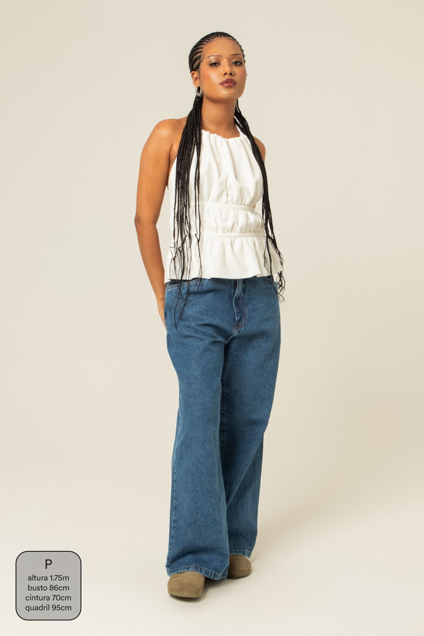 blusa comfy | top costas abertas ajustável