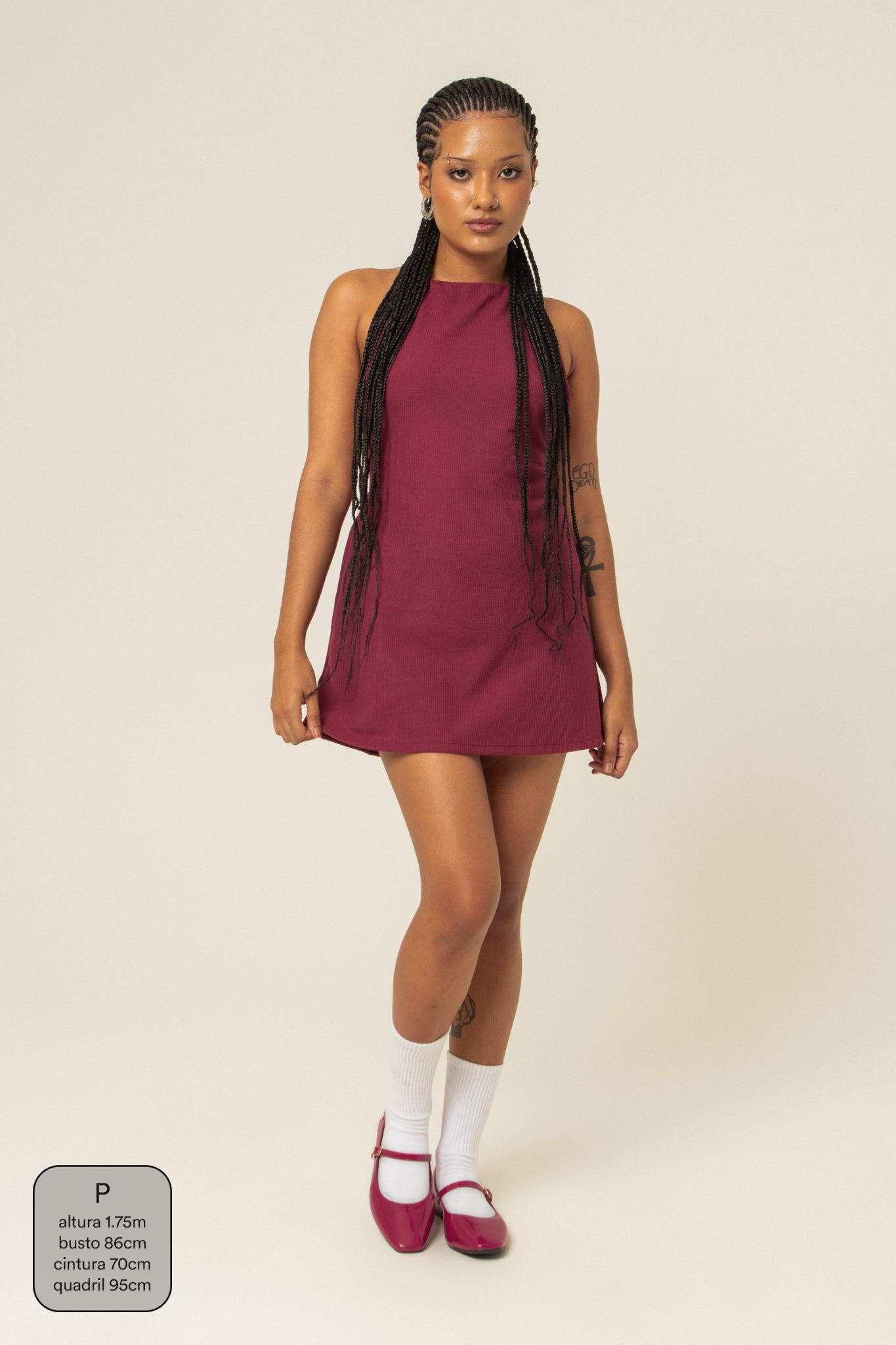 vestido comfy curto | vestido frente única