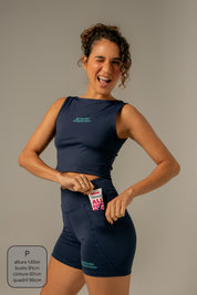 short biker gym babe collab Rexona