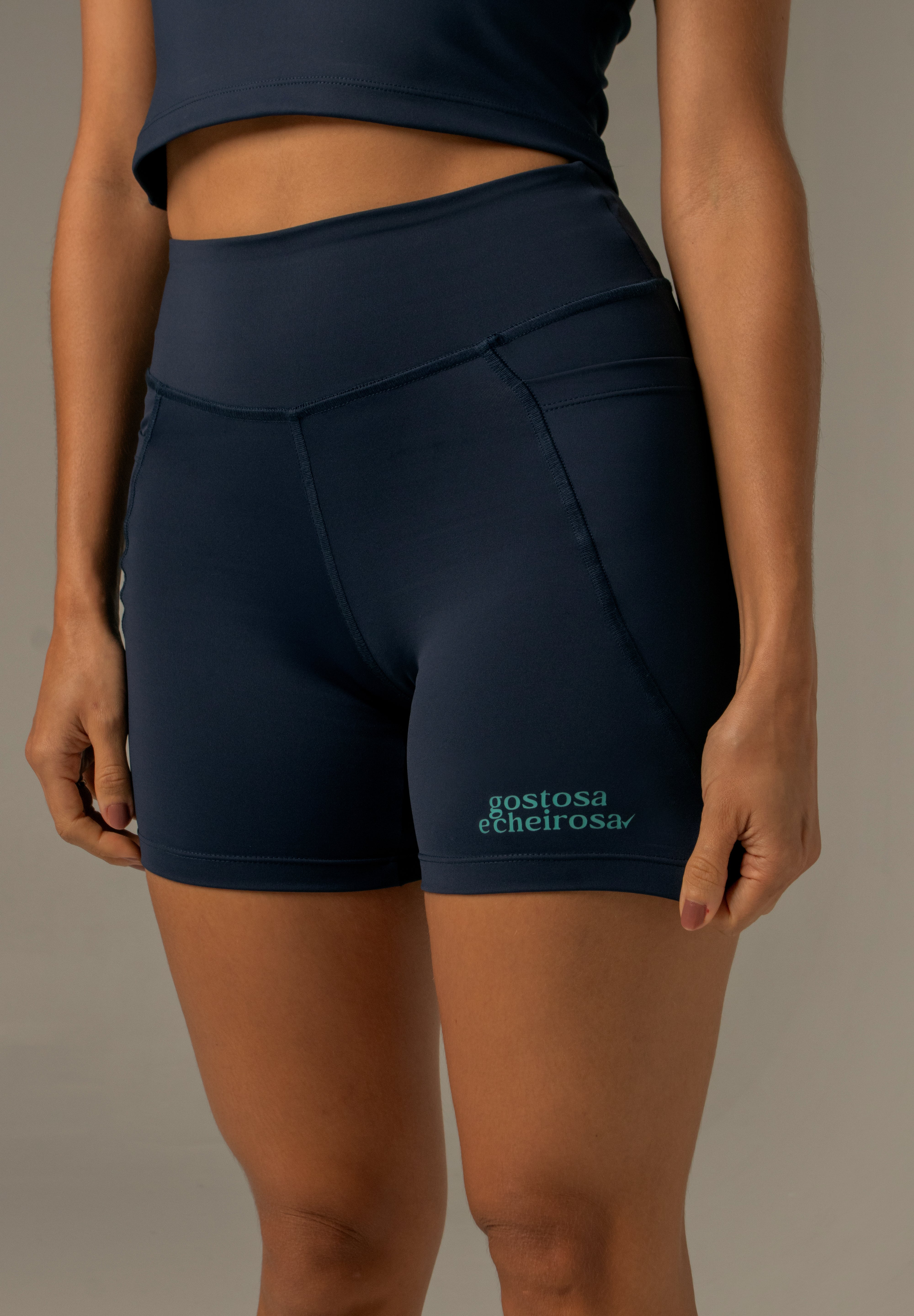 short biker gym babe collab Rexona