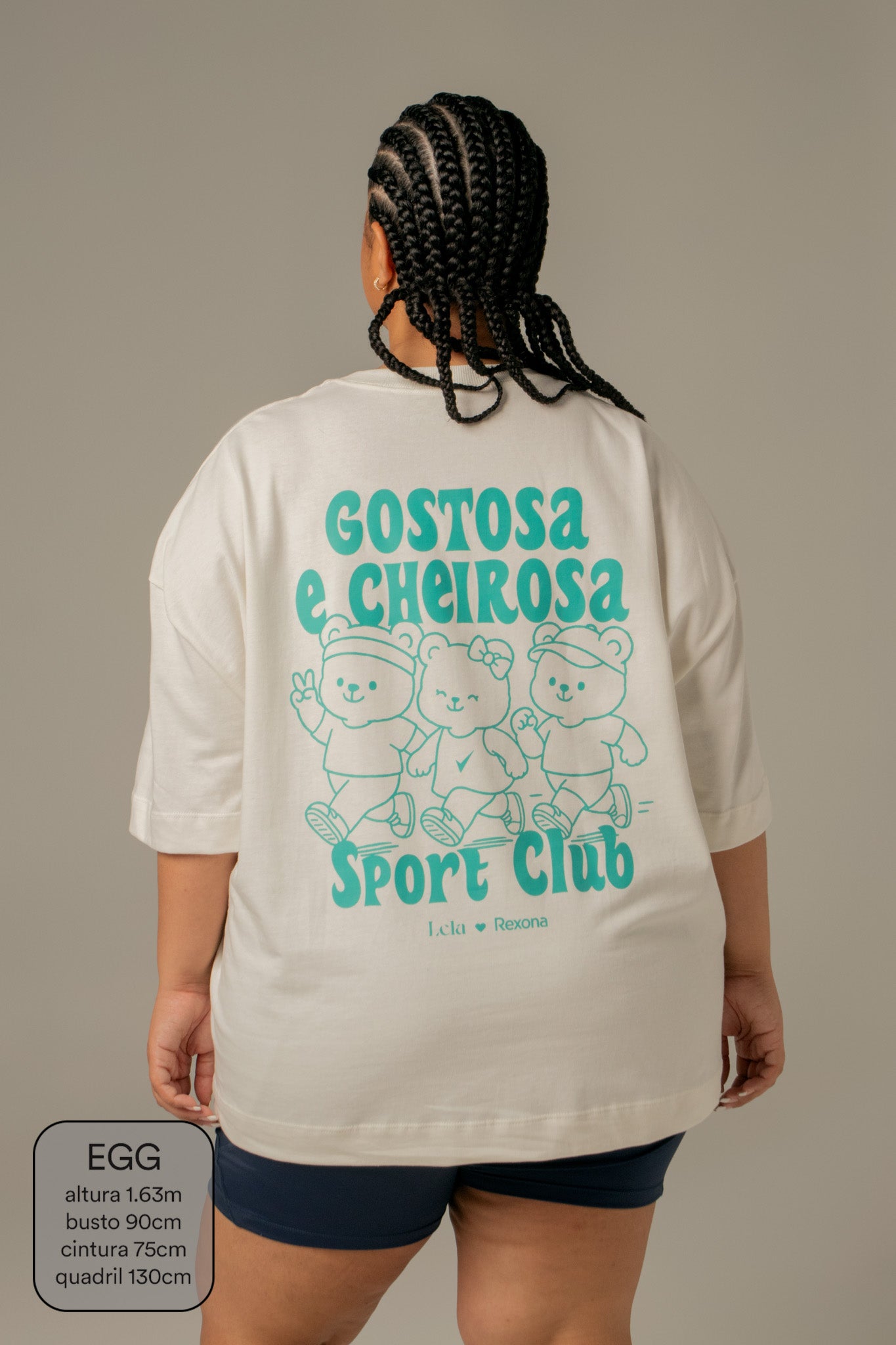 camisetão gostosa & cheirosa sport club collab Rexona