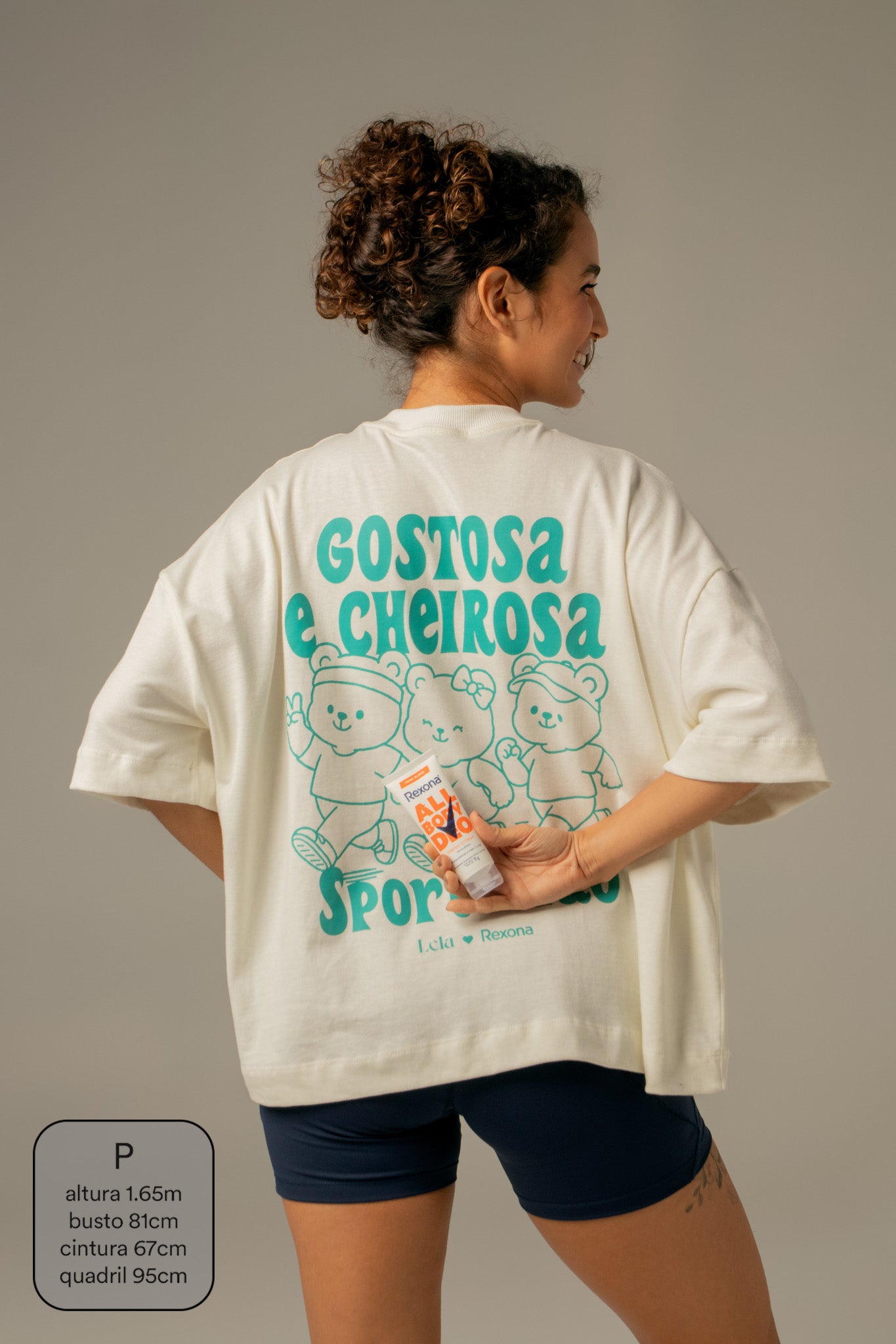 camisetão gostosa & cheirosa sport club collab Rexona