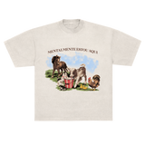 camisetão oversized mentalmente estou aqui