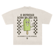 camisetão oversized picolé de limão collab não inviabilize