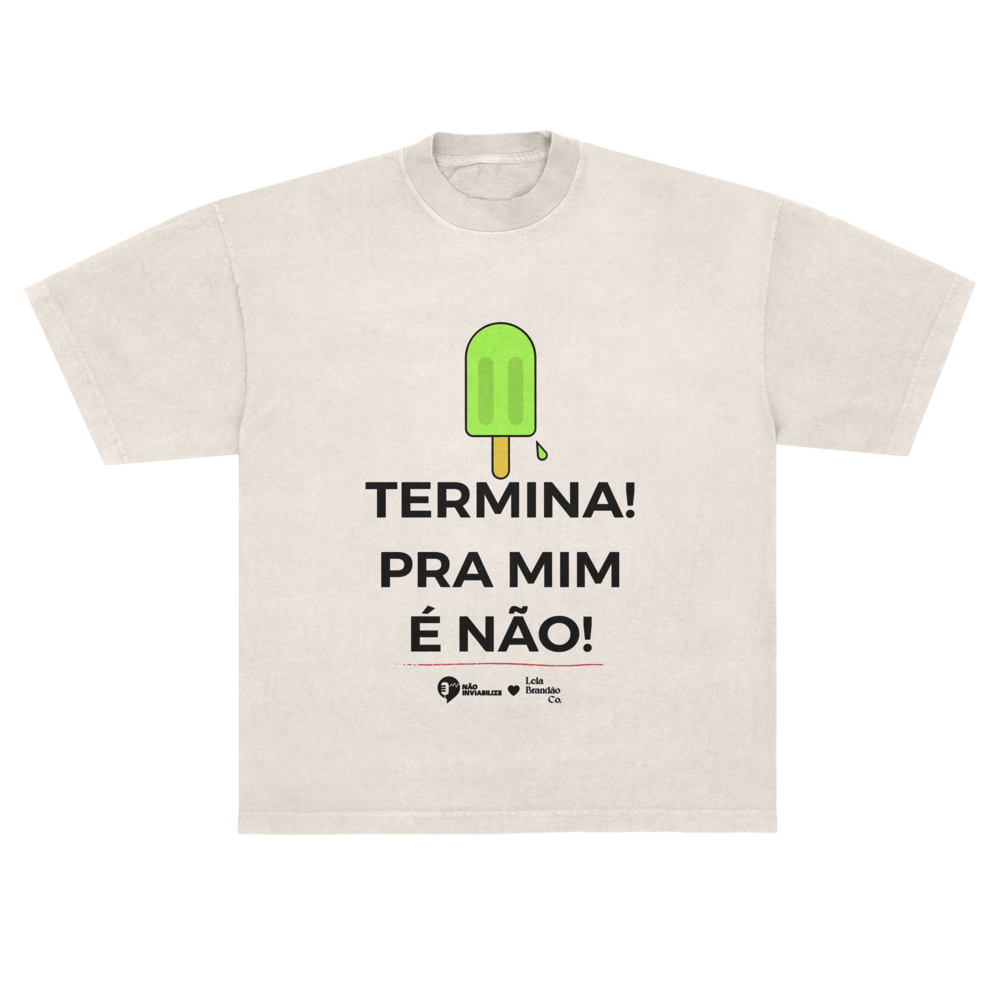 camisetão oversized termina collab não inviabilize estampa frente