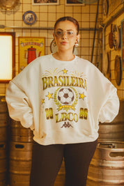 moletom oversized brasileira lela & kappa | moletom sem capuz felpado