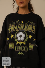 moletom oversized brasileira lela & kappa | moletom sem capuz felpado