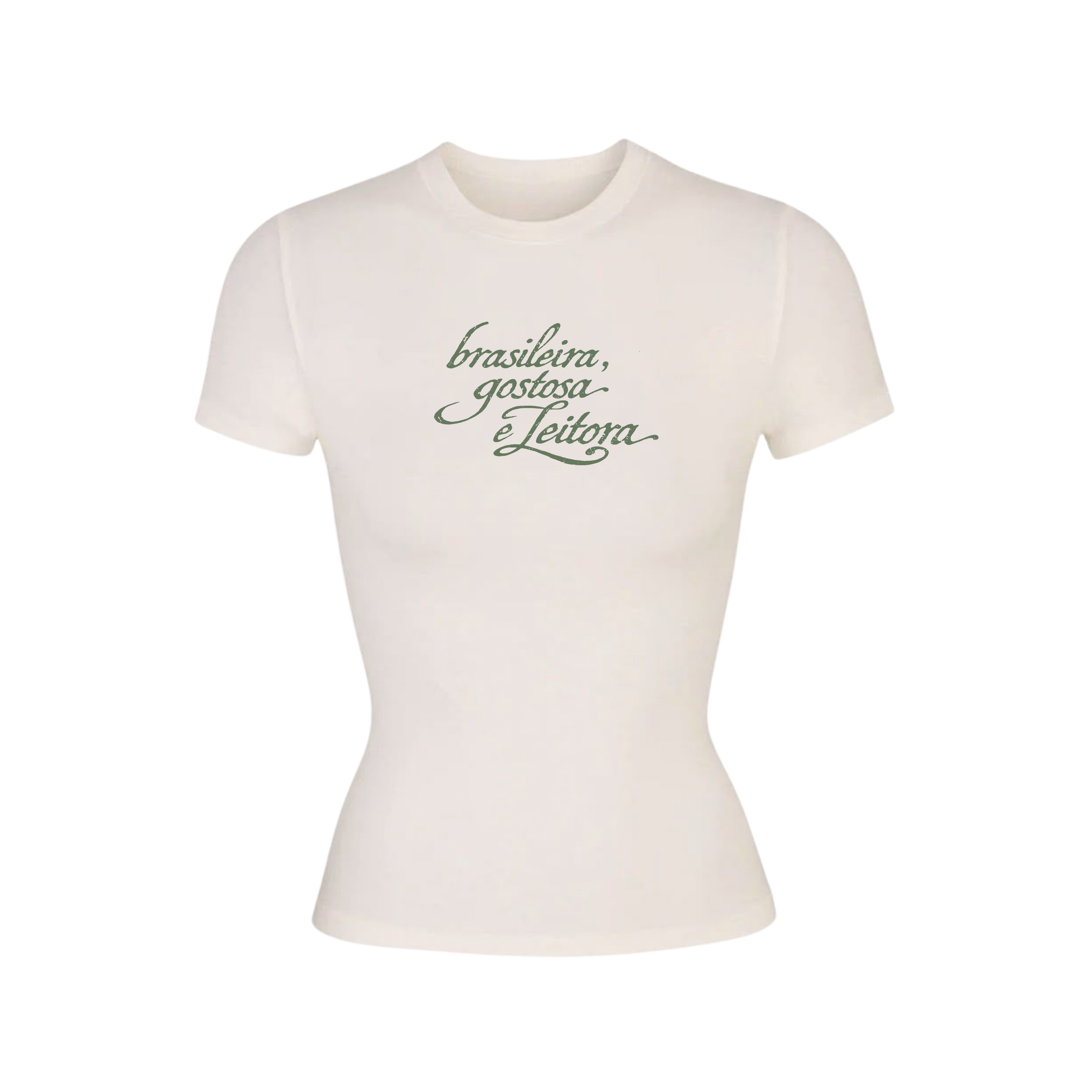 baby tee leitora collab manu xavier