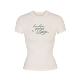 baby tee leitora collab manu xavier