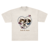 camisetão oversized linda & louca