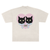 camisetão namorados LUV | camiseta oversized 100% algodão