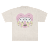 camisetão namorados LUV | camiseta oversized 100% algodão