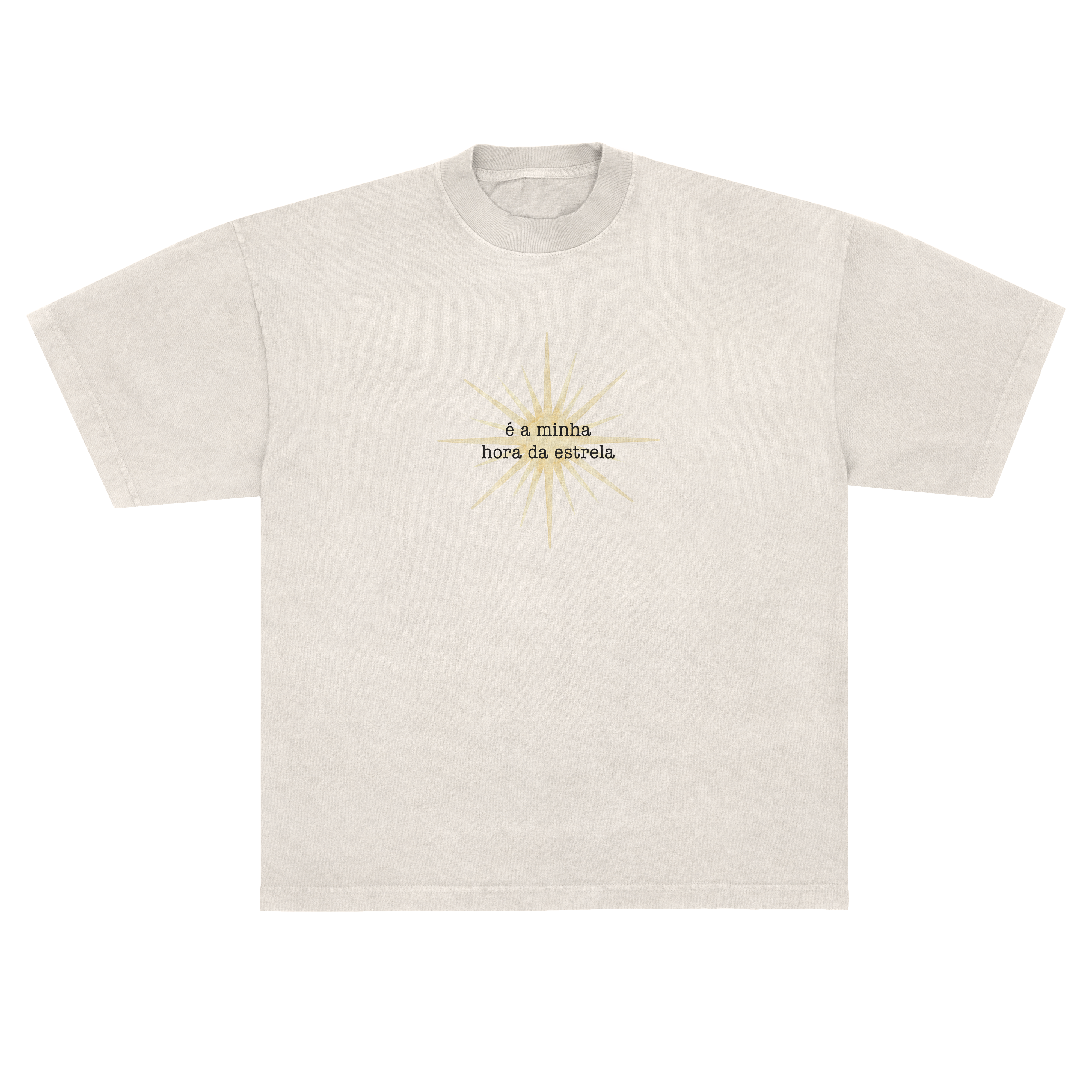 camisetão hora da estrela collab manu xavier