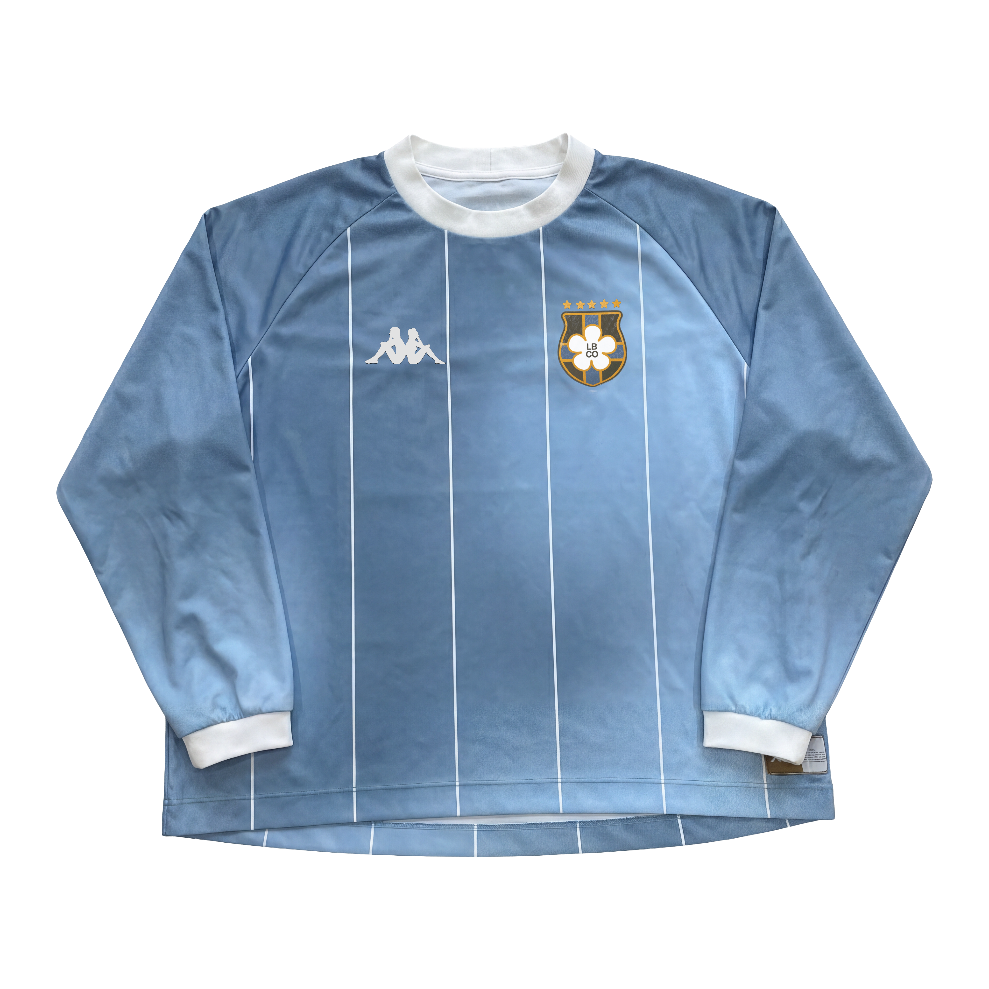 camisa jersey manga longa lela & kappa | camisa de time feminina oversized estilo vintage