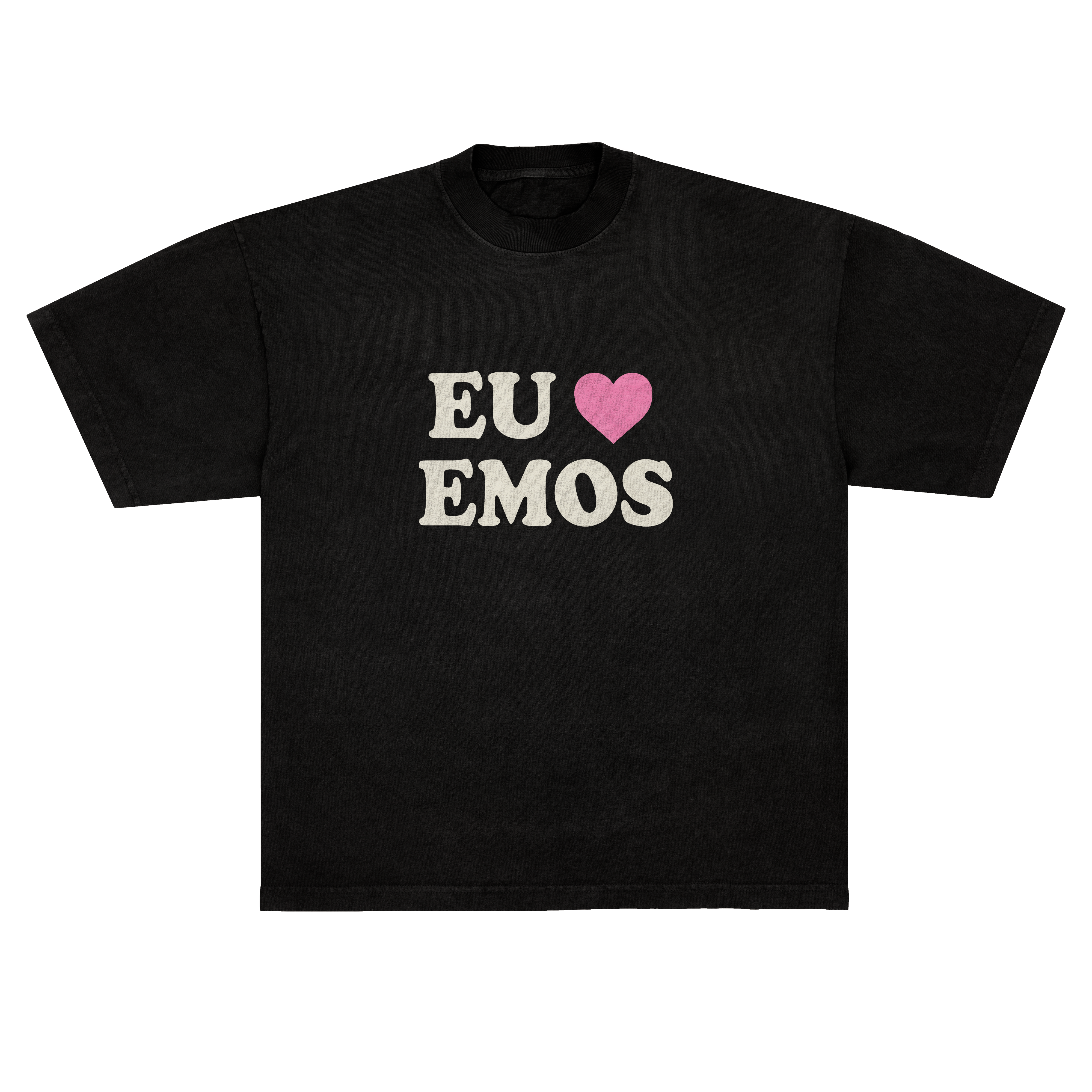camisetão eu amo emos LUV | camiseta oversized 100% algodão