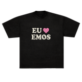 camisetão eu amo emos LUV | camiseta oversized 100% algodão