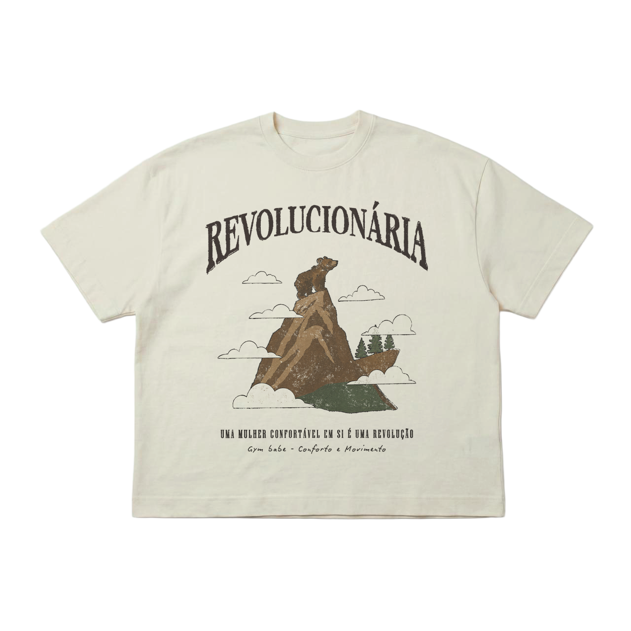 camisetão revolucionária gym babe