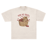 camisetão tudo me irrita cherry