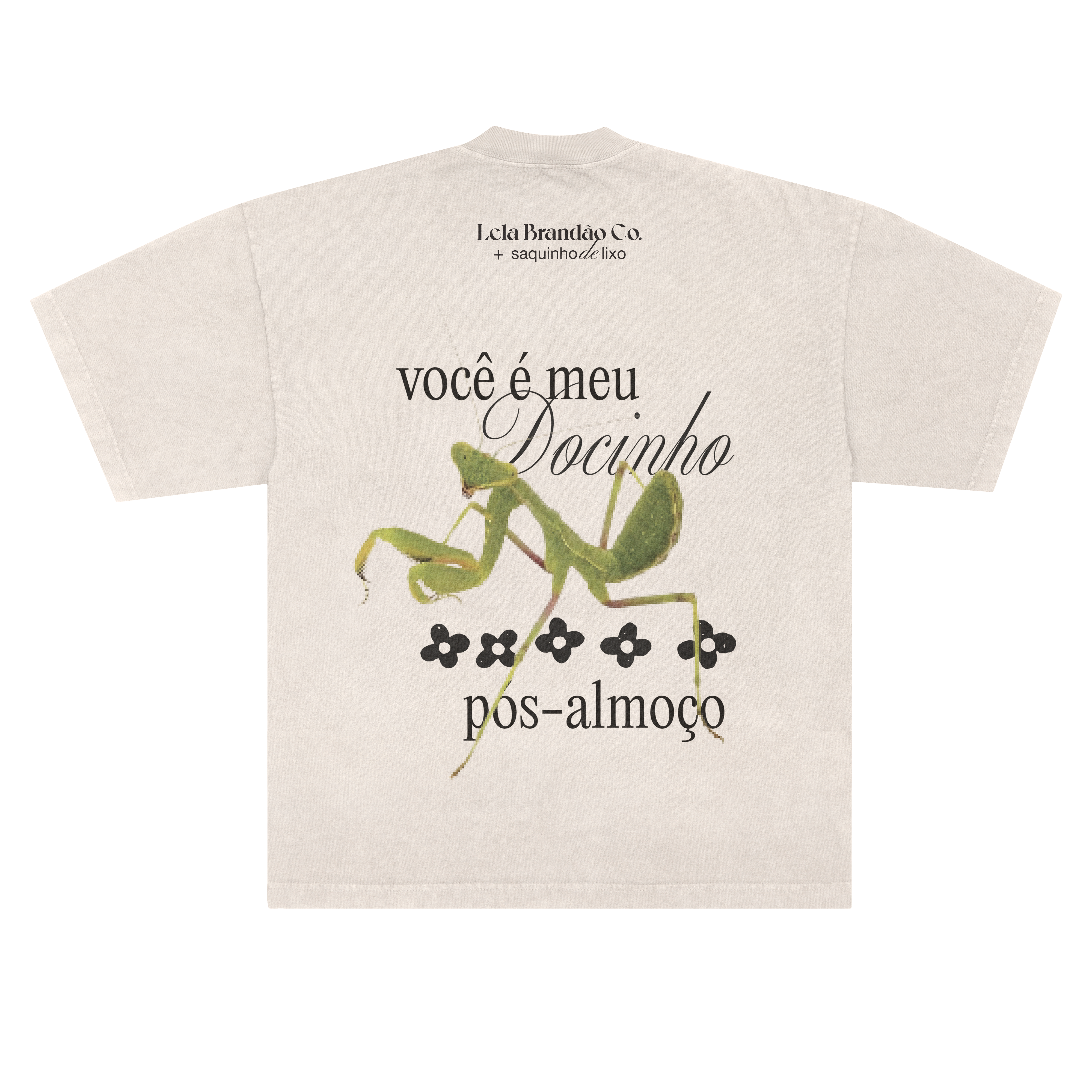 camisetão docinho collab saquinho de lixo