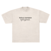 camisetão fofoca collab saquinho de lixo