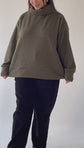 blusa pelinho abraço
