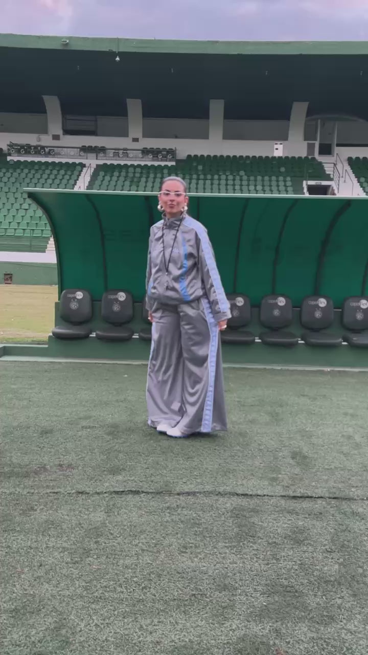 calça tracksuit wide lela & kappa